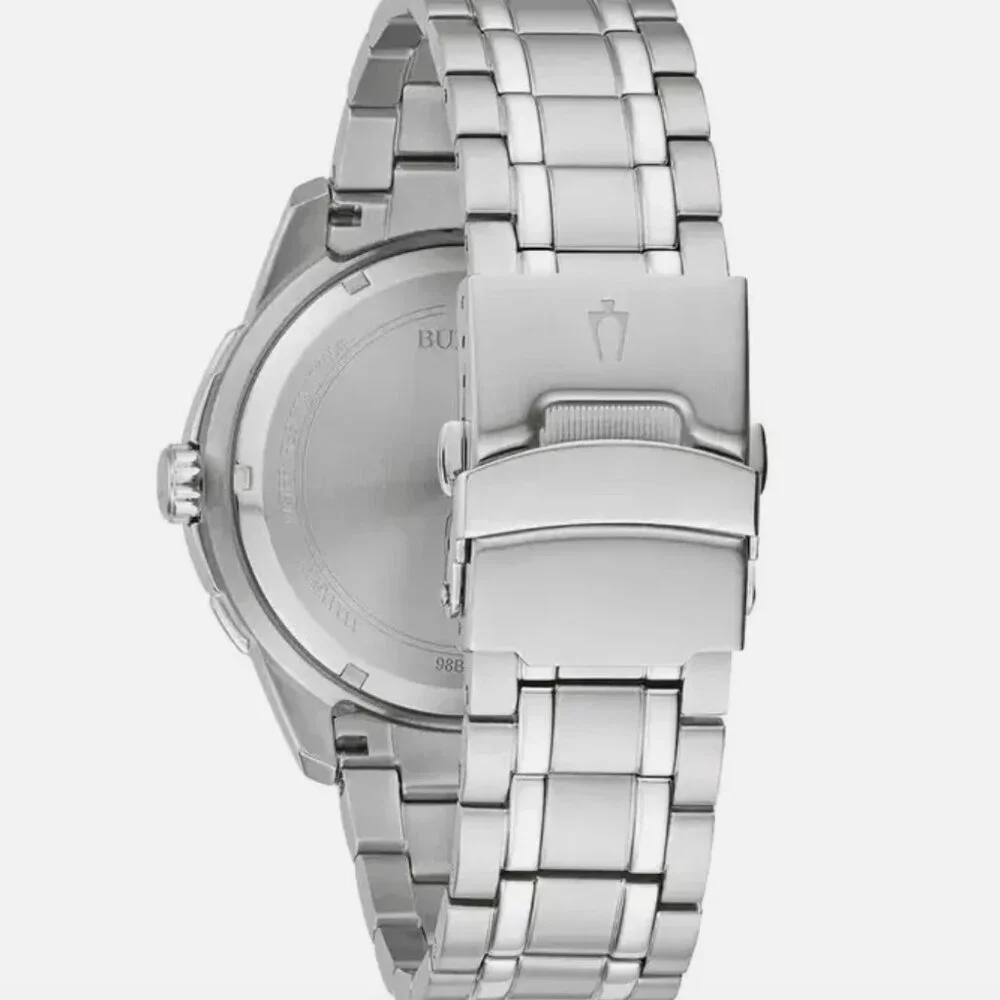 NEW Bulova Men's Classic Sports Rotating Bezel Watch 44mm